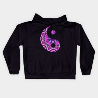 Yin Yang Mandala #1 Kids Hoodie